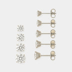 Celestia Stud Set (Set of 5 Pairs)