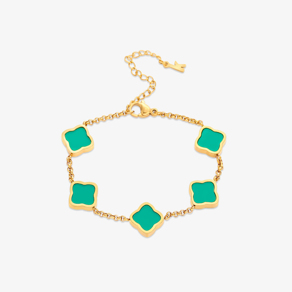 Celine Clover Bracelet - Black