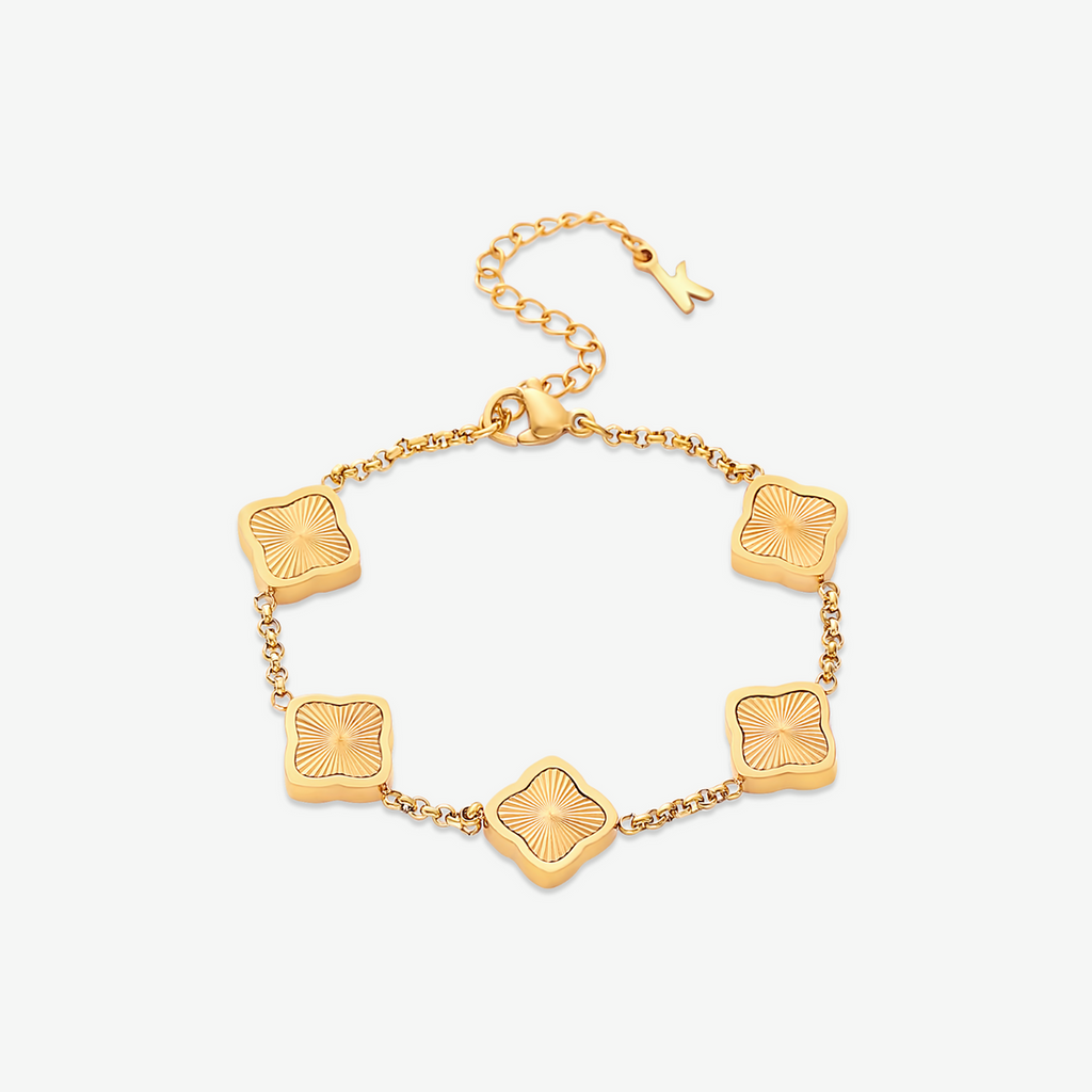 Celine Clover Bracelet - Green