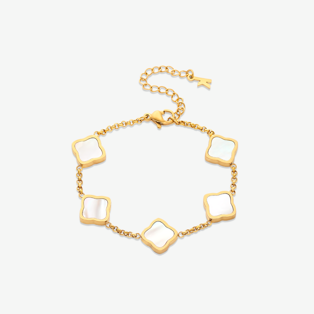 Celine Clover Bracelet - Red